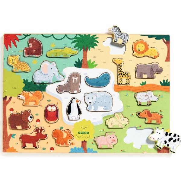 Djeco - Wooden Animal Puzzle