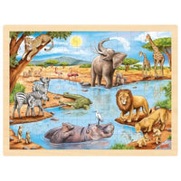 Thumbnail for Goki - Wooden Puzzle African Savannah