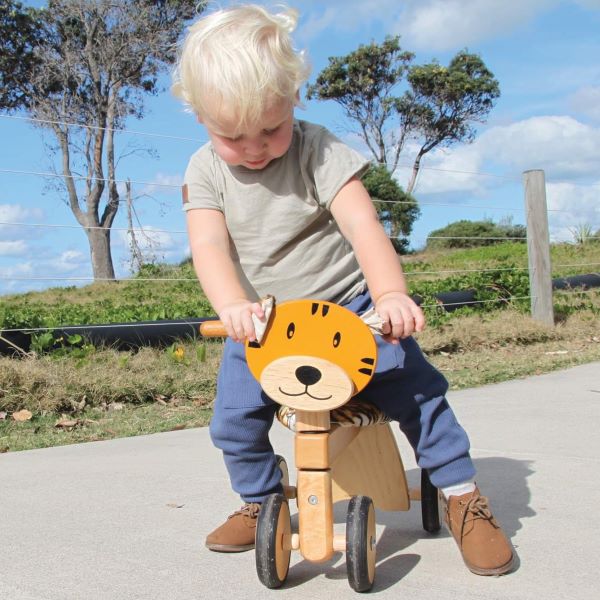 wooden ride on toddler