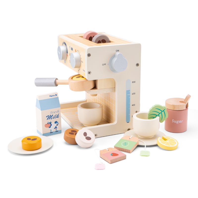 wooden cafe play set