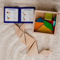 Thumbnail for Qtoys - Wooden Double Tangram