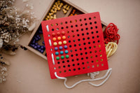 Thumbnail for QToys - Froebel Peg and Lacing Board