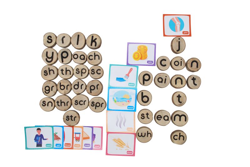 QToys - Wooden Phonogram Learning Kit