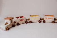 Thumbnail for QToys - Wooden Sorting Train