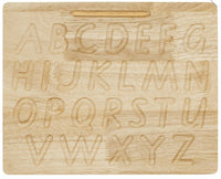 Thumbnail for QToys - Wooden Capital Letter Tracing Board