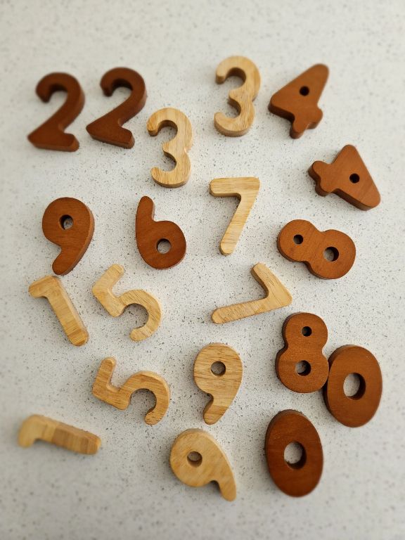 QToys - Wooden Number Set