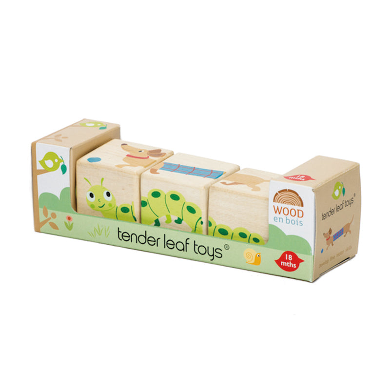 Tender Leaf - Wooden Twisting Cubes