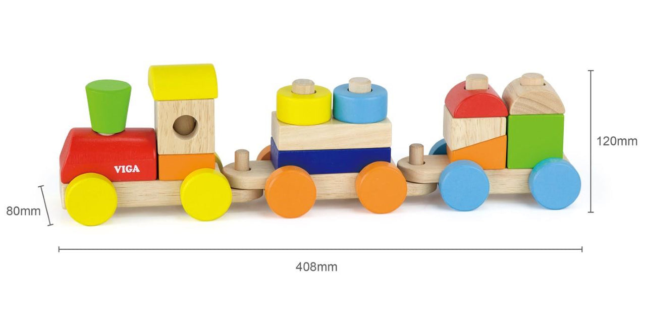 Viga Toys - Wooden Stacking Train