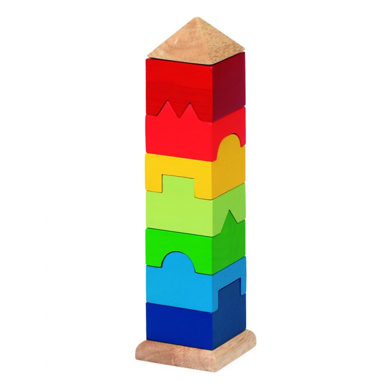 Goki - Stacking Tower - Wooden World