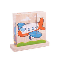 Thumbnail for wooden puzzle airplane