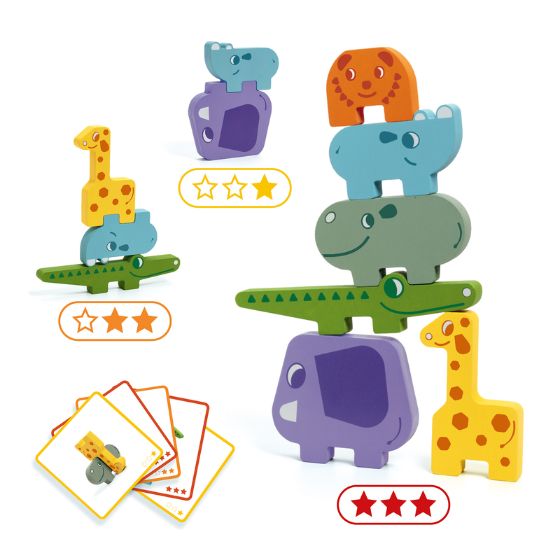 Djeco - Animal Stacking Game