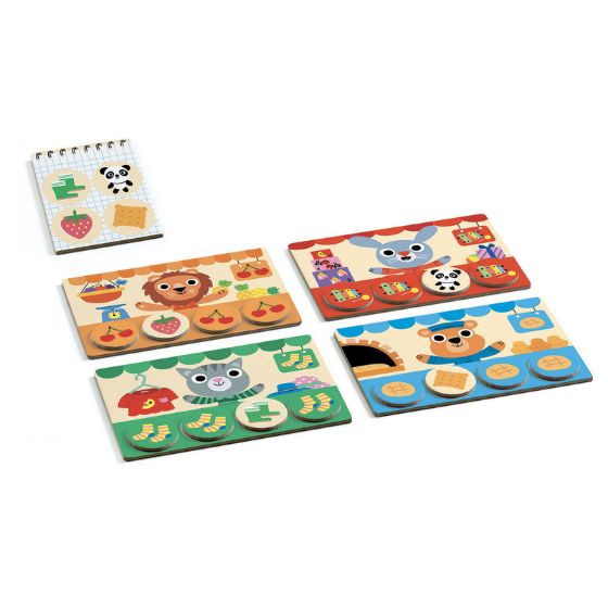 djeco wooden memory game