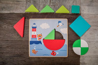 Thumbnail for Djeco - Wooden Tangram Puzzle