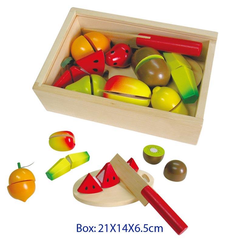 Fun Factory - Wooden Fruit Cutting Set - Wooden World