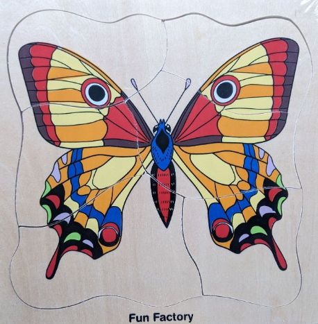 Fun Factory - Wooden Lifecycle Puzzle Butterfly