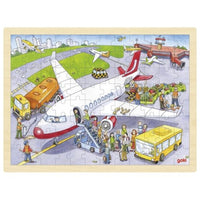 Thumbnail for Goki - Wooden Puzzle At The Airport