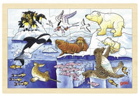 Thumbnail for Goki - Wooden Puzzle Arctic Animals