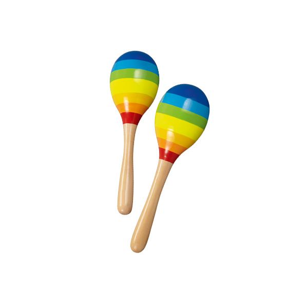 Goki - Rainbow Maracas (pair)