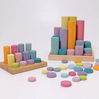 Thumbnail for Grimm's - Stacking Game Small Pastel Rollers