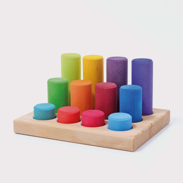 Grimm's - Stacking Game Small Rainbow Rollers