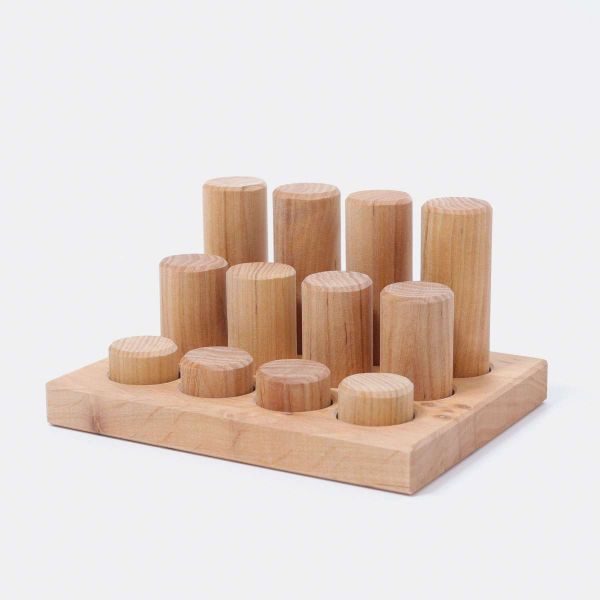 Grimm's - Stacking Game Small Natural Rollers