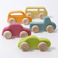 Thumbnail for Grimm's - Wooden Cars Slimine (set of 5)