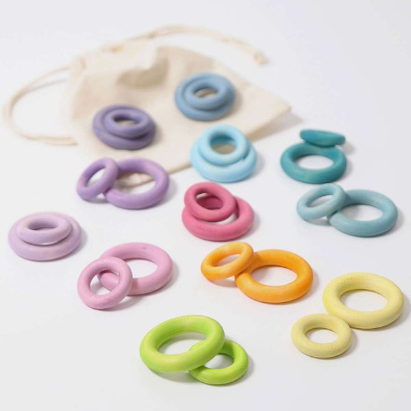 Grimm's - Building Rings Pastel