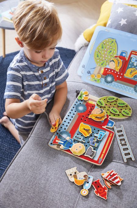 HABA - Threading Game Fire Truck