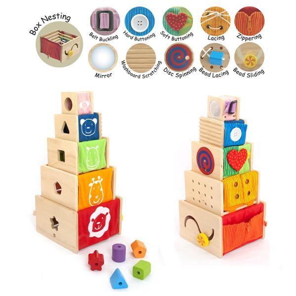 I'm Toy - Wooden Activity Stacker