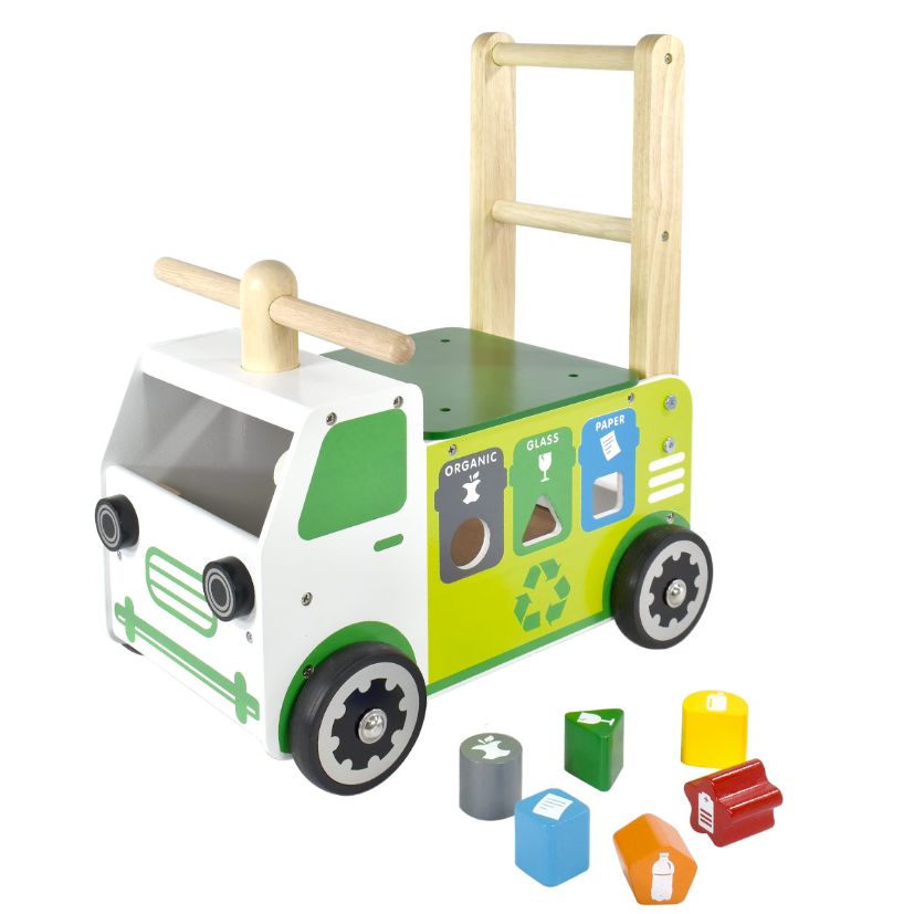 i'm toy walk and ride recycling sorter