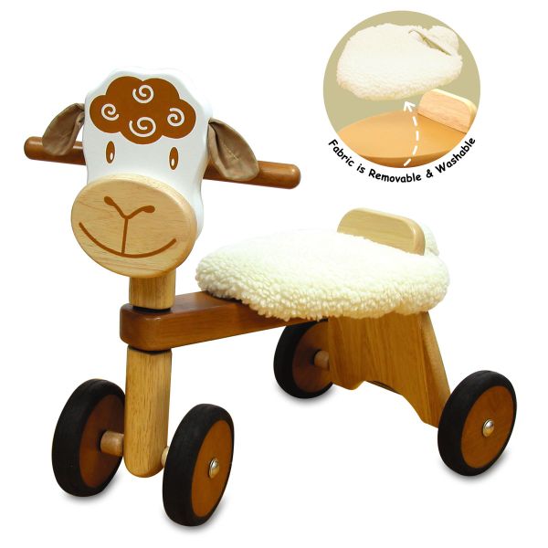 i'm toy wooden ride on lamb