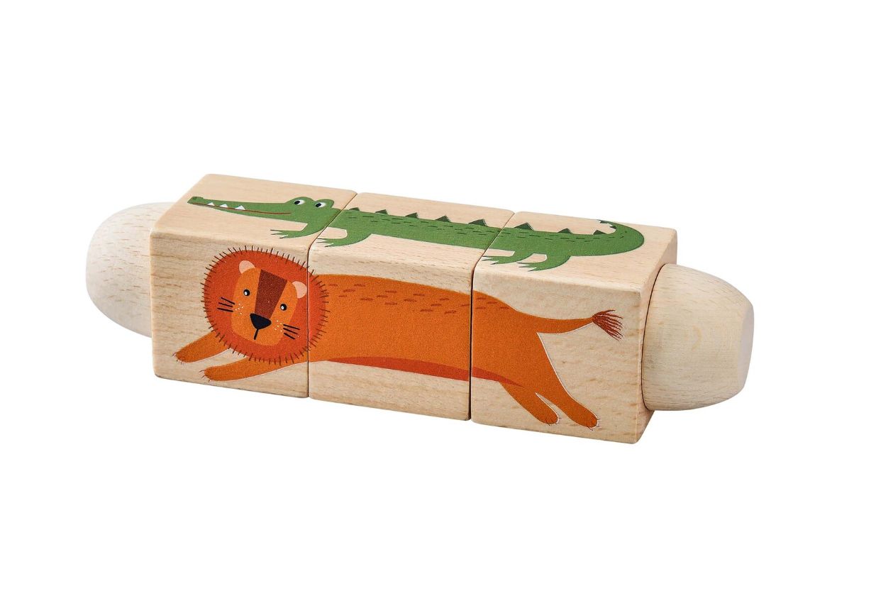 Kaper Kidz - Wooden Twist Puzzle Blocks