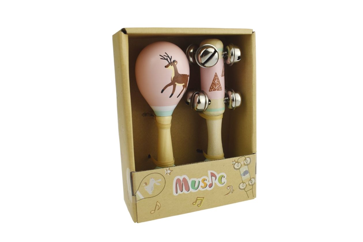 Kaper Kidz - Maraca and Bell Stick Set