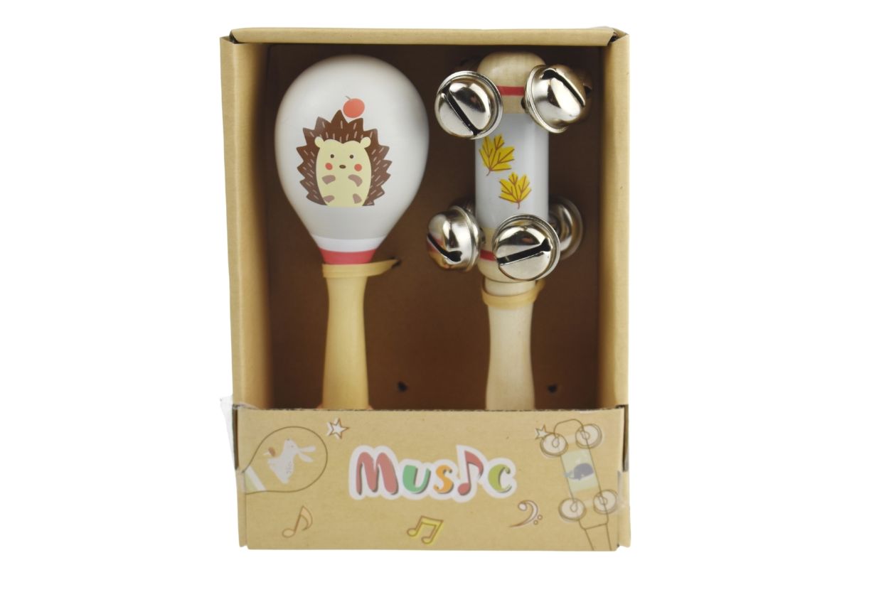 Kaper Kidz - Maraca and Bell Stick Set