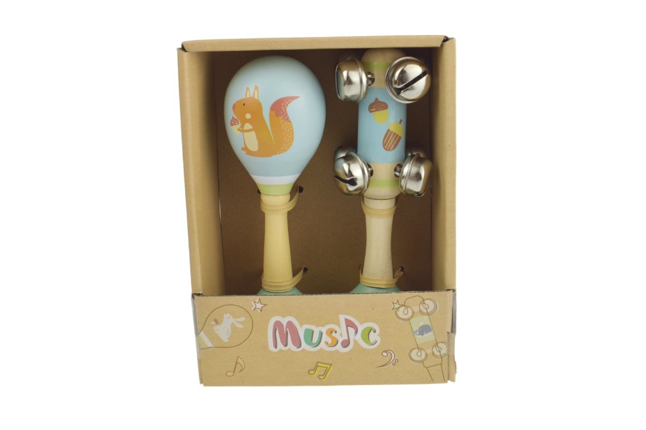 Kaper Kidz - Maraca and Bell Stick Set