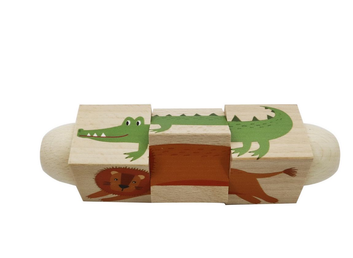 Kaper Kidz - Wooden Twist Puzzle Blocks