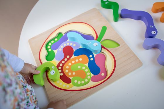 Kiddie Connect - 123 Worm Puzzle