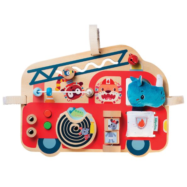 Lilliputiens - Wooden Fire Engine Activity Board