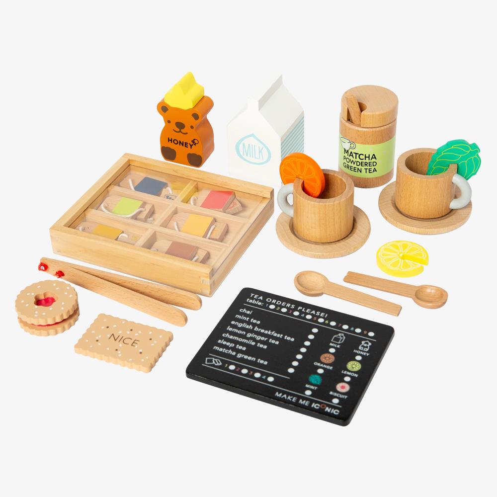 Make Me Iconic - Wooden Tea Set (Extension Kit)