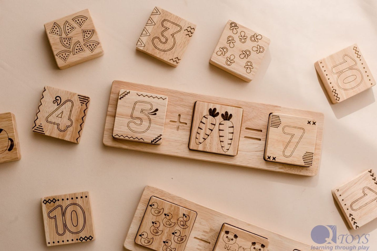 QToys - Wooden Maths Frames