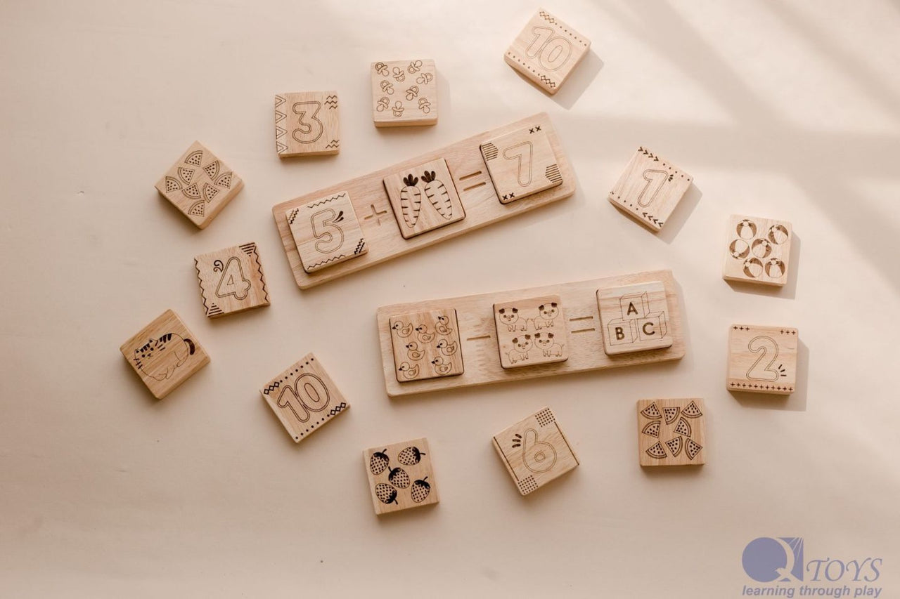 QToys - Wooden Maths Frames