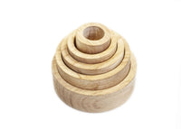 Thumbnail for QToys - Wooden Stacking and Nesting Bowls