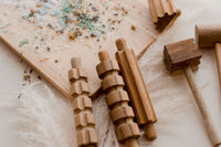 Thumbnail for QToys - Wooden Play Dough Kit