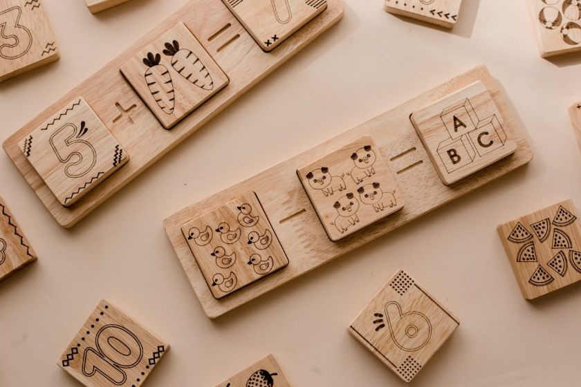 QToys - Wooden Maths Frames