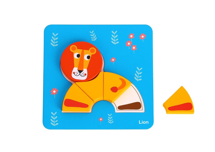 Tooky Toy - 6 in 1 Animal Puzzle