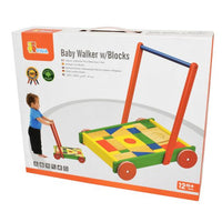 Thumbnail for Viga Toys - Wooden Walker with Blocks