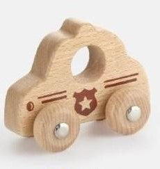 Viga Toys - Natural Wooden Emergency Vehicles