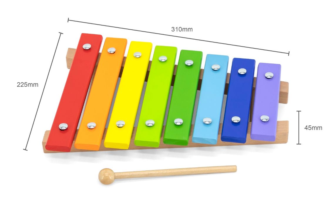 Viga Toys - Wooden Xylophone (8 keys)